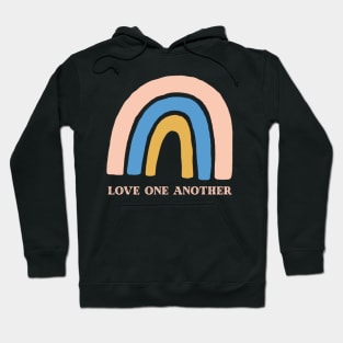 Love one another - Rainbow Hoodie